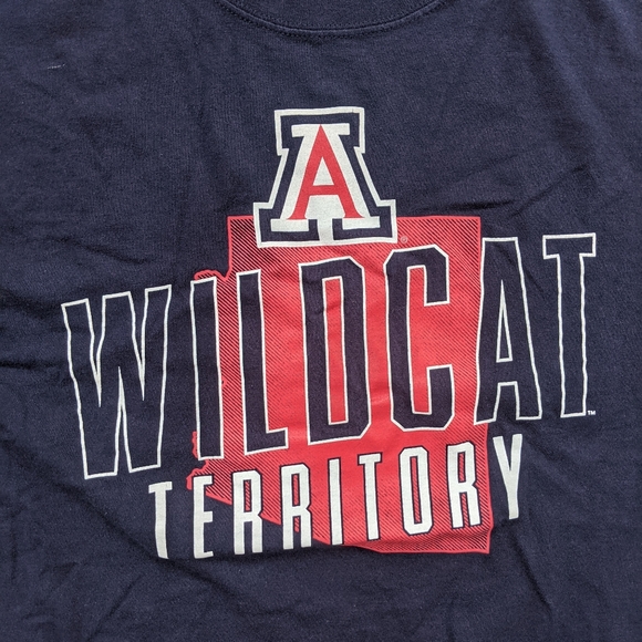 Arizona Wildcats Shirt Wildcat Territory Short Sleeve Men's Medium Navy Blue - Picture 2 of 7